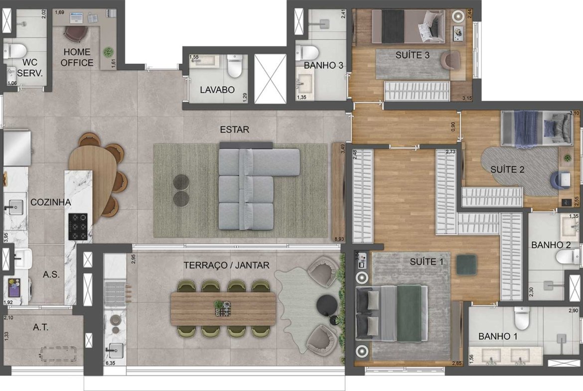 Apartamento Milano Mooca Città – EZETEC