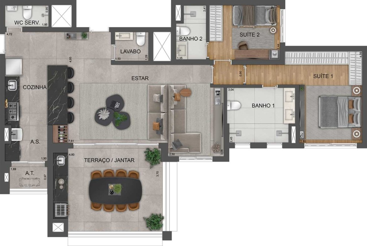 Apartamento Milano Mooca Città – EZETEC