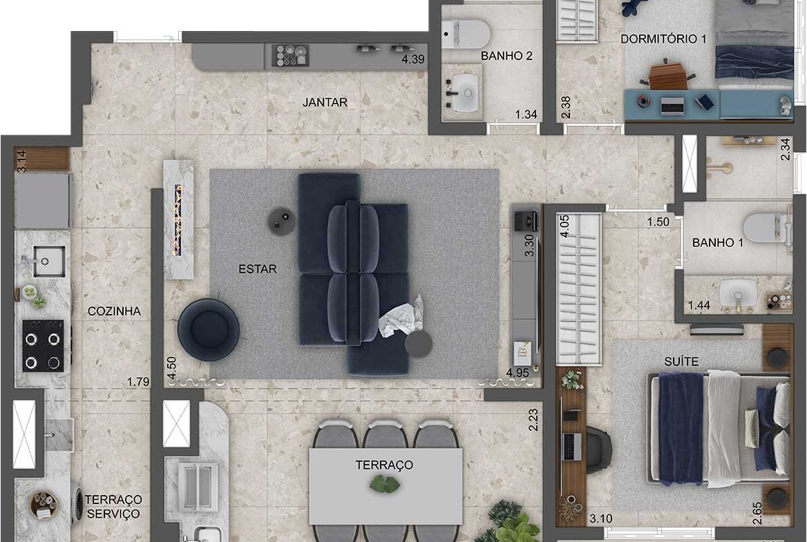 Apartamento Torino Mooca Città – EZTEC
