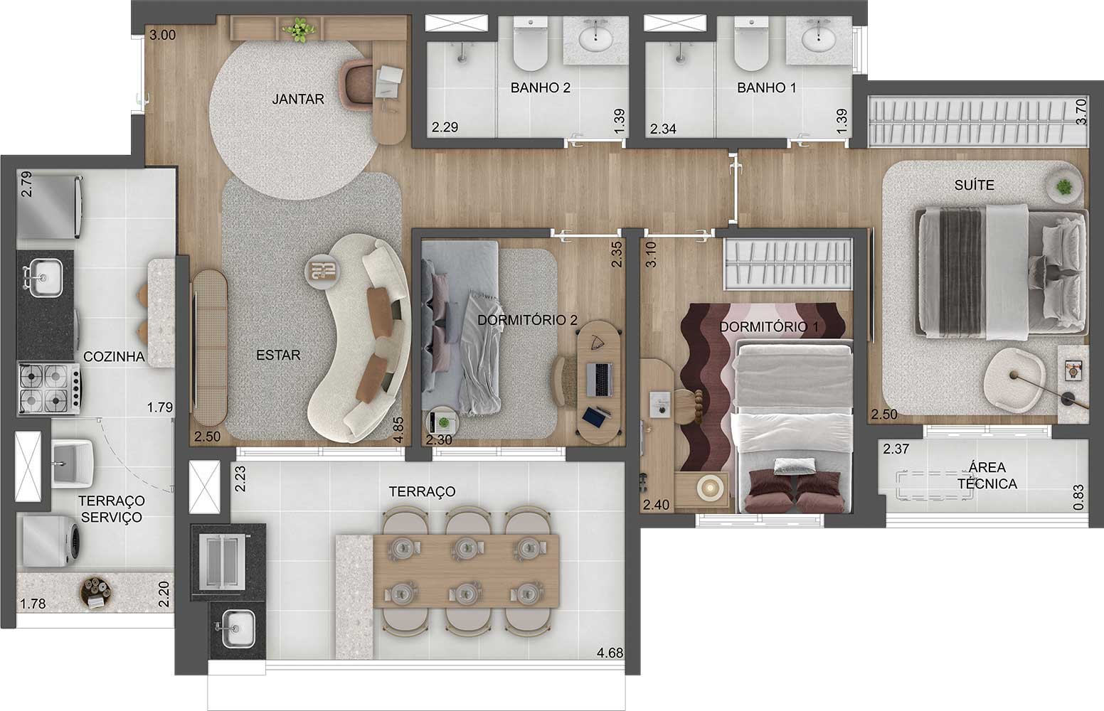Apartamento Torino Mooca Città – EZTEC