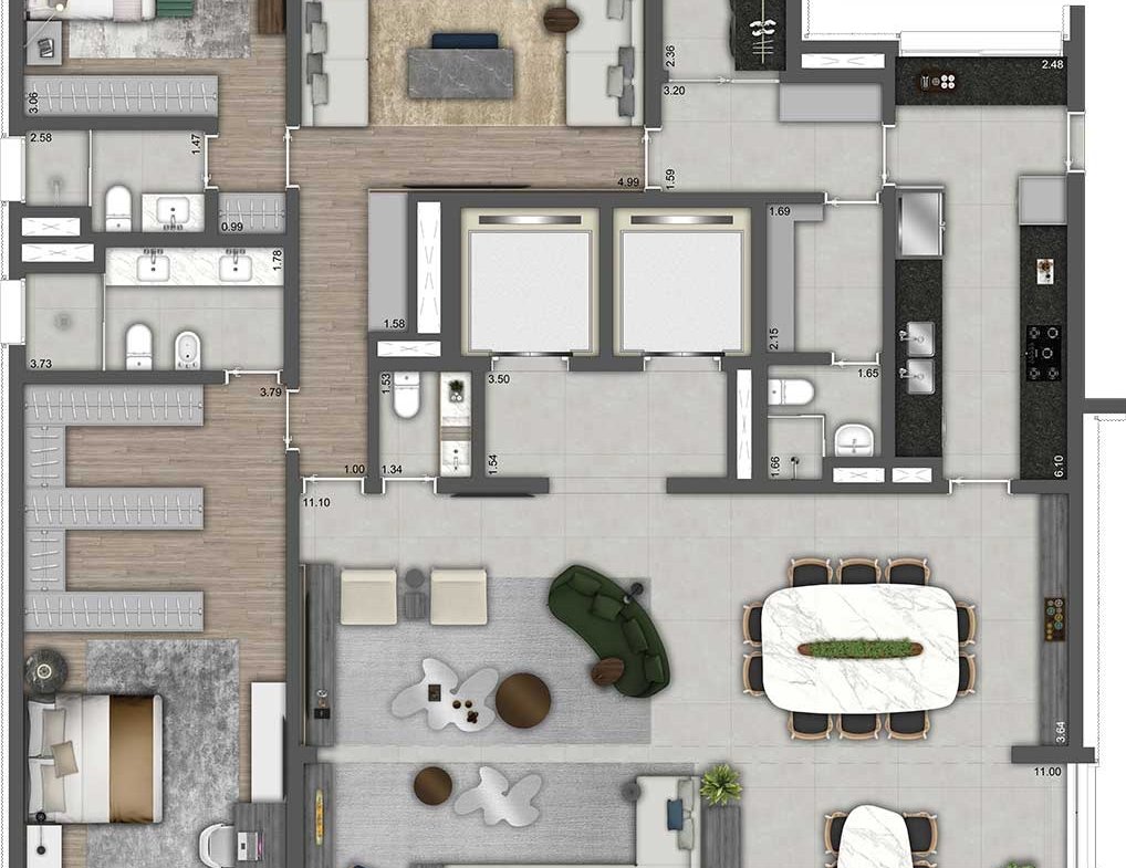 Apartamento Park Avenue Ibirapuera – EZETEC