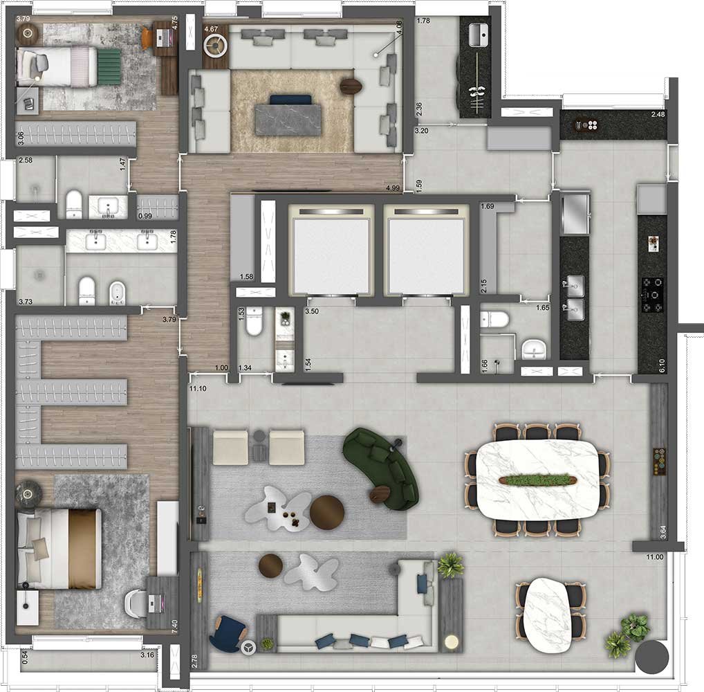Apartamento Park Avenue Ibirapuera – EZETEC