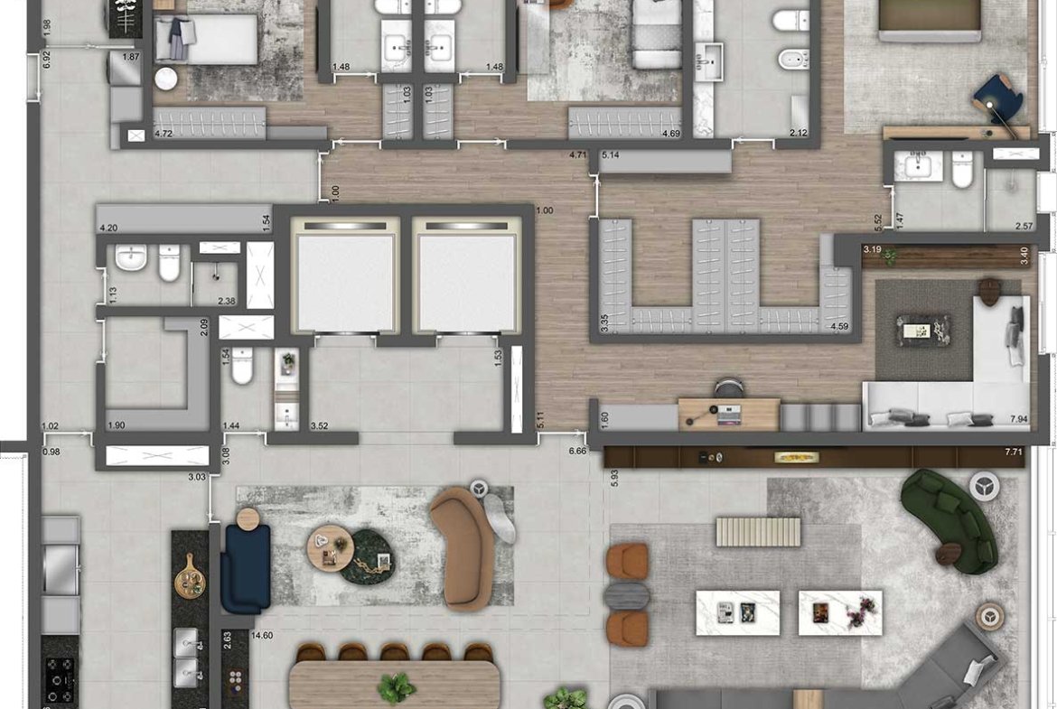 Apartamento Park Avenue Ibirapuera – EZETEC