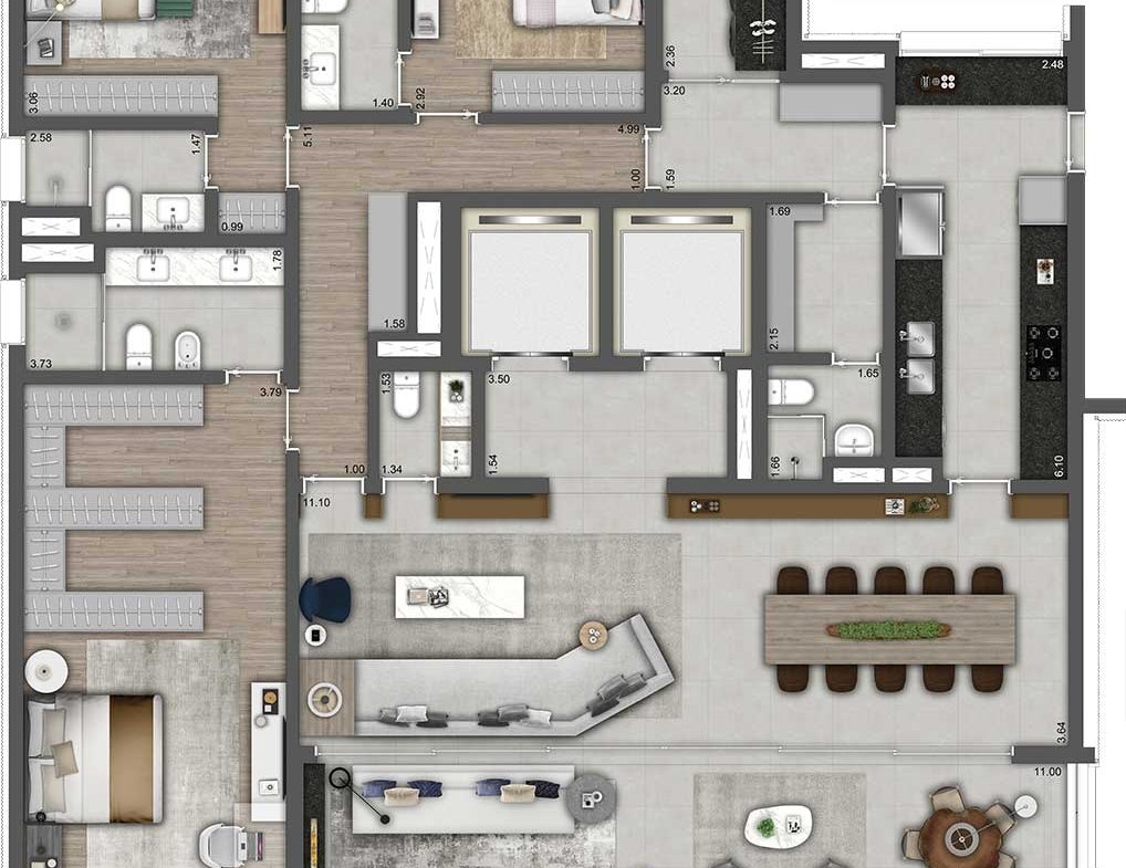 Apartamento Park Avenue Ibirapuera – EZETEC