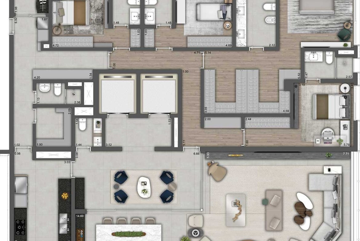 Apartamento Park Avenue Ibirapuera – EZETEC