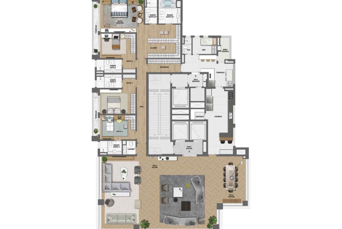 Apartamento Park Lane Ibirapuera – EZTEC