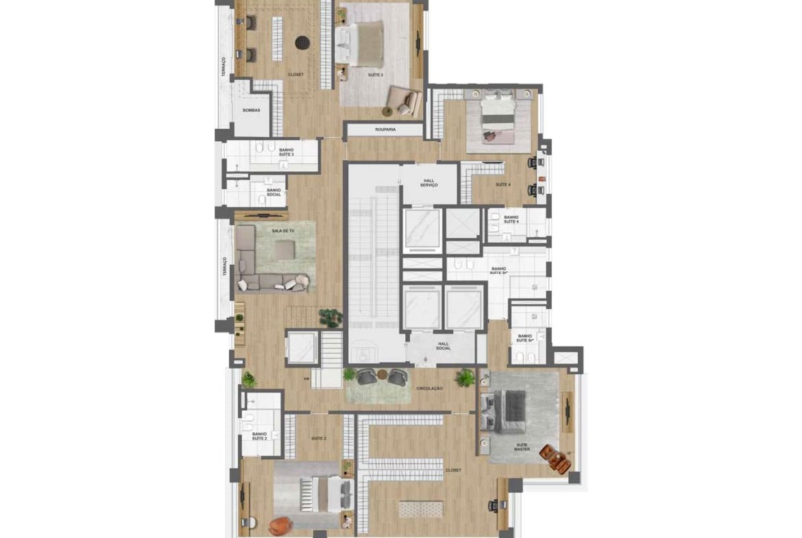Apartamento Park Lane Ibirapuera – EZTEC