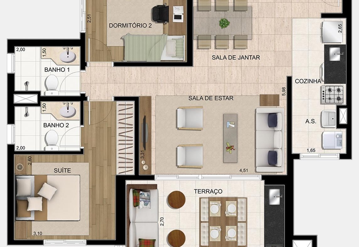 Apartamento Parque Ventura Guarulhos – EZTEC
