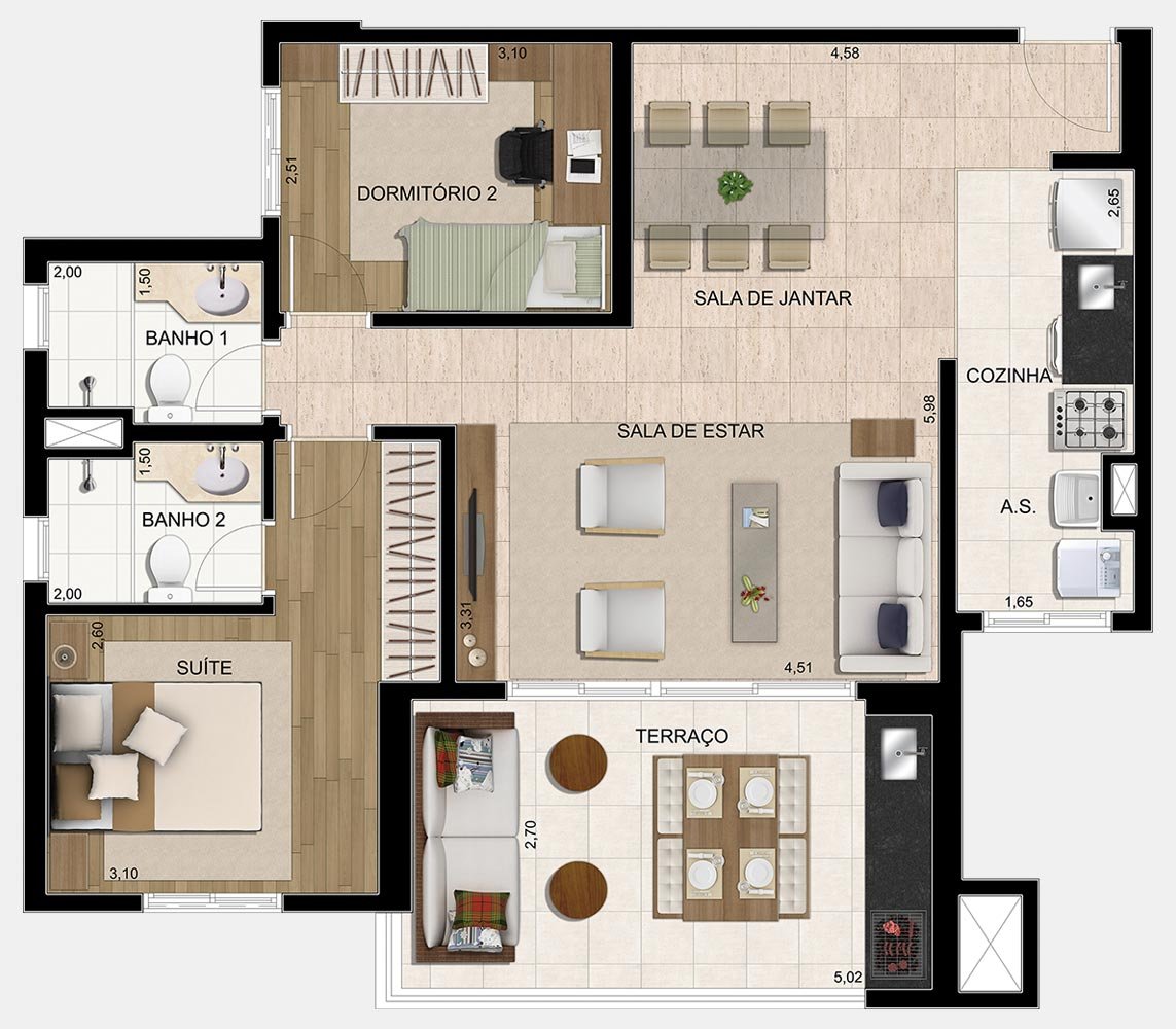 Apartamento Parque Ventura Guarulhos – EZTEC