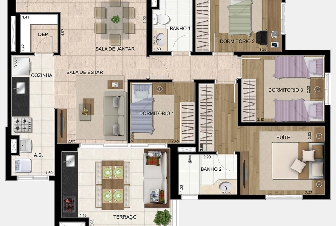 Apartamento Parque Ventura Guarulhos – EZTEC