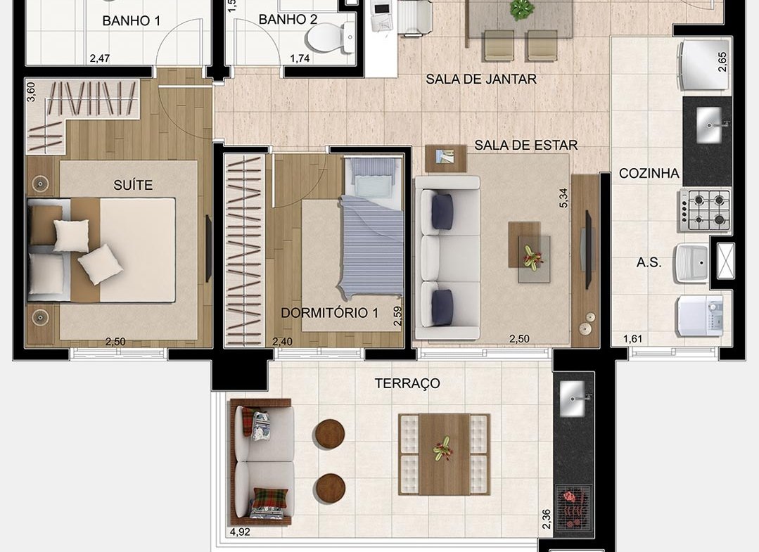 Apartamento Parque Ventura Guarulhos – EZTEC