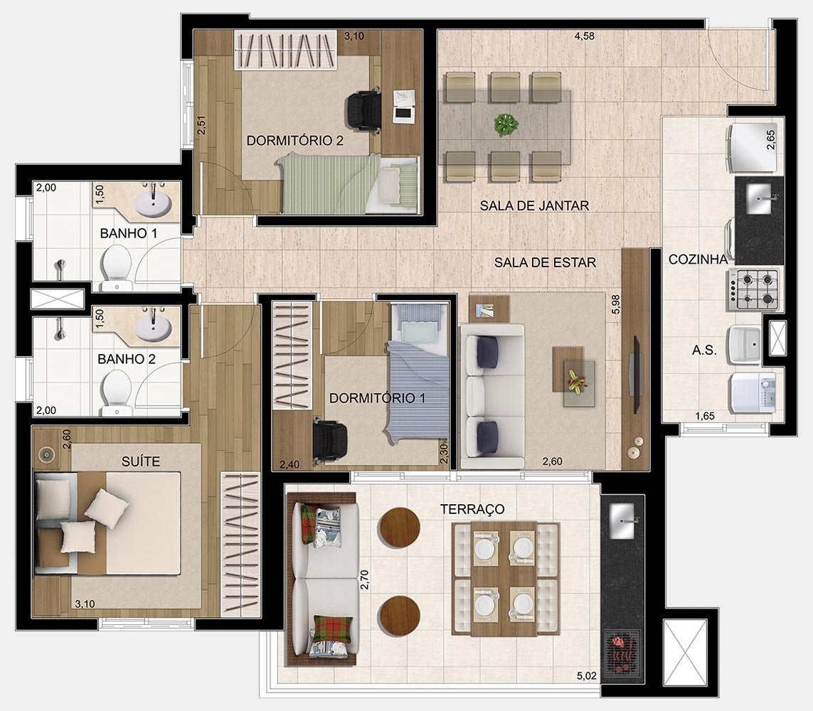 Apartamento Parque Ventura Guarulhos – EZTEC