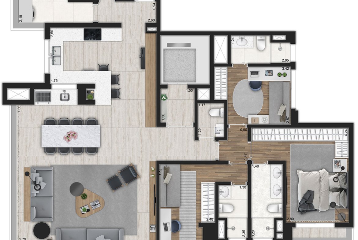 Apartamento Ibirapuera Park House – Gafisa – EZTEC