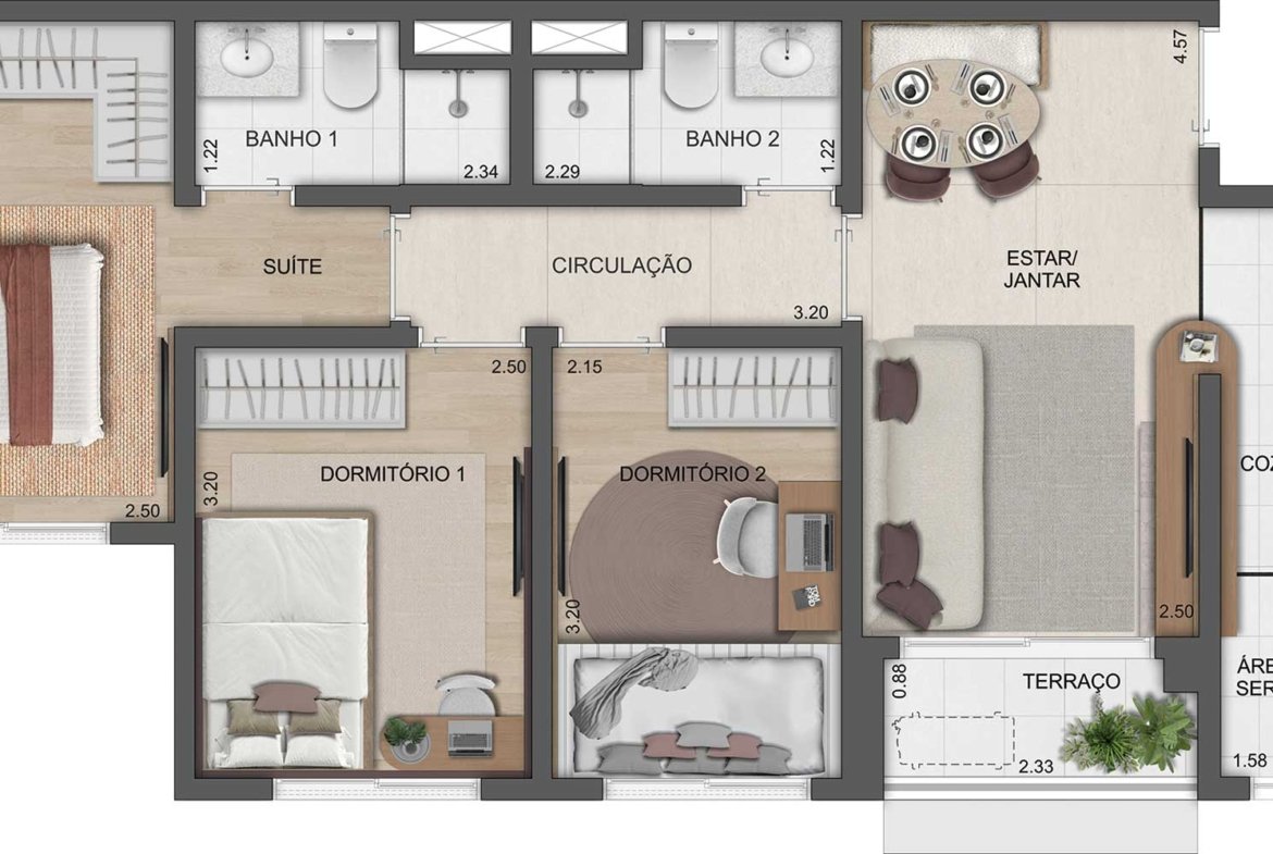 Apartamento Reserva São Caetano Bosque – EZTEC