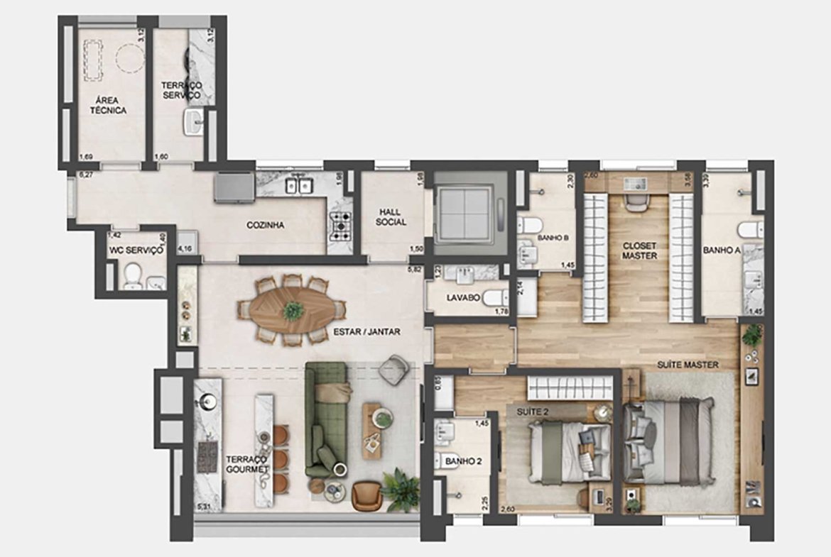 Apartamento Lindenberg Reserva Paraíso – EZTEC