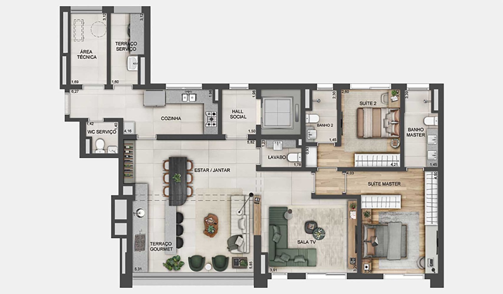 Apartamento Lindenberg Reserva Paraíso – EZTEC