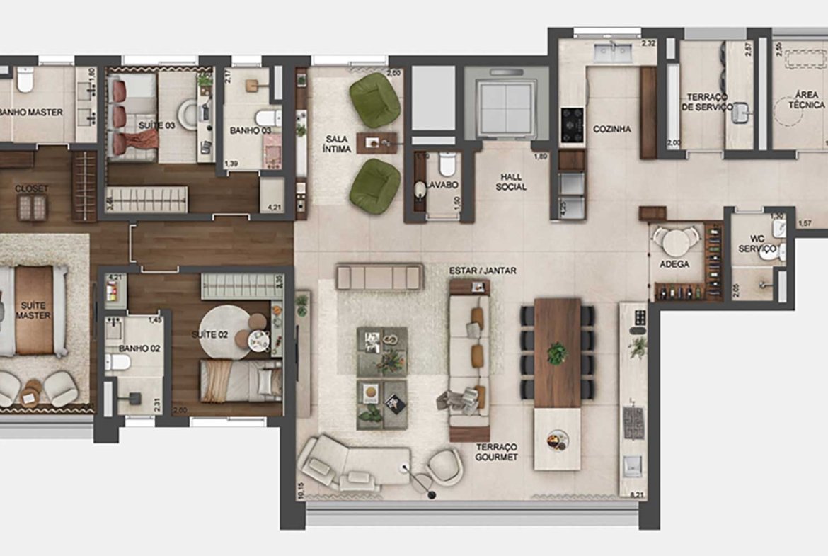 Apartamento Lindenberg Reserva Paraíso – EZTEC