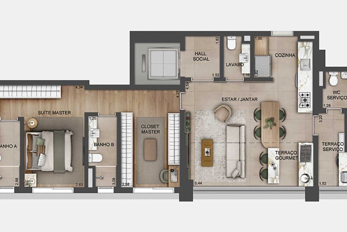 Apartamento Lindenberg Reserva Paraíso – EZTEC