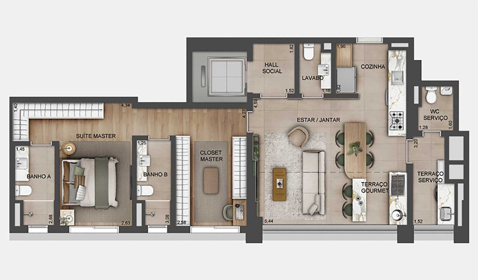 Apartamento Lindenberg Reserva Paraíso – EZTEC