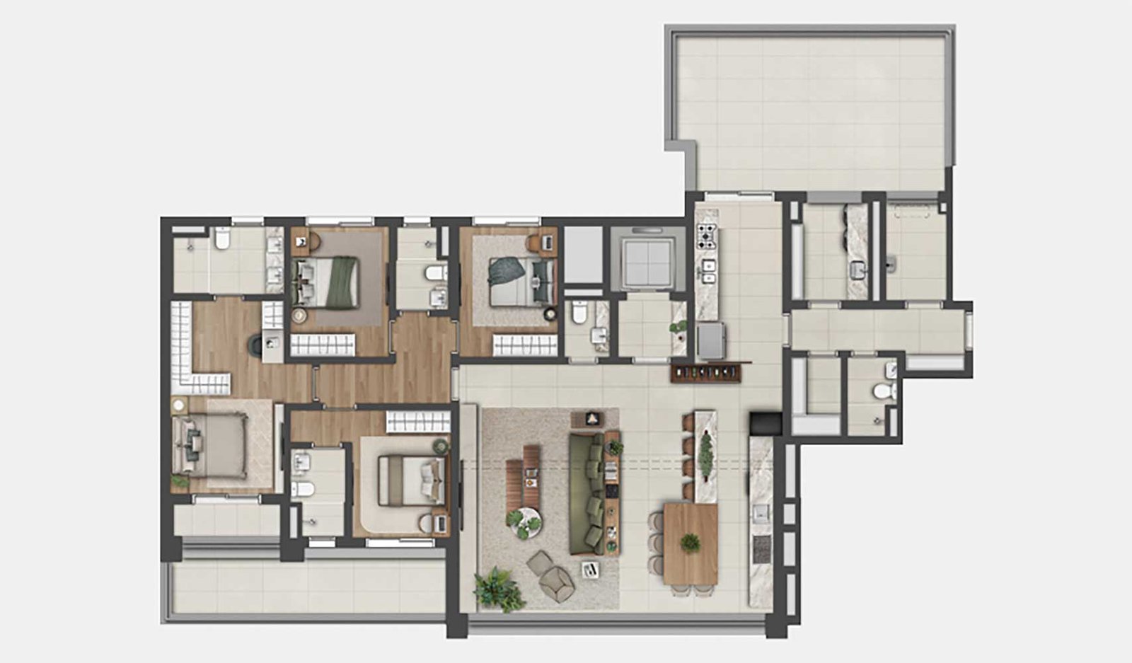 Apartamento Lindenberg Reserva Paraíso – EZTEC