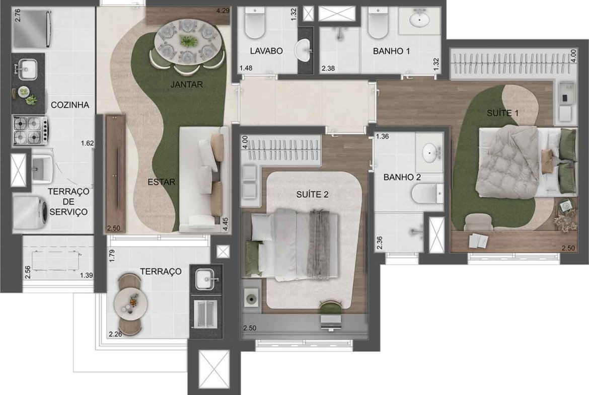Apartamento Reserva São Caetano Parque – EZTEC
