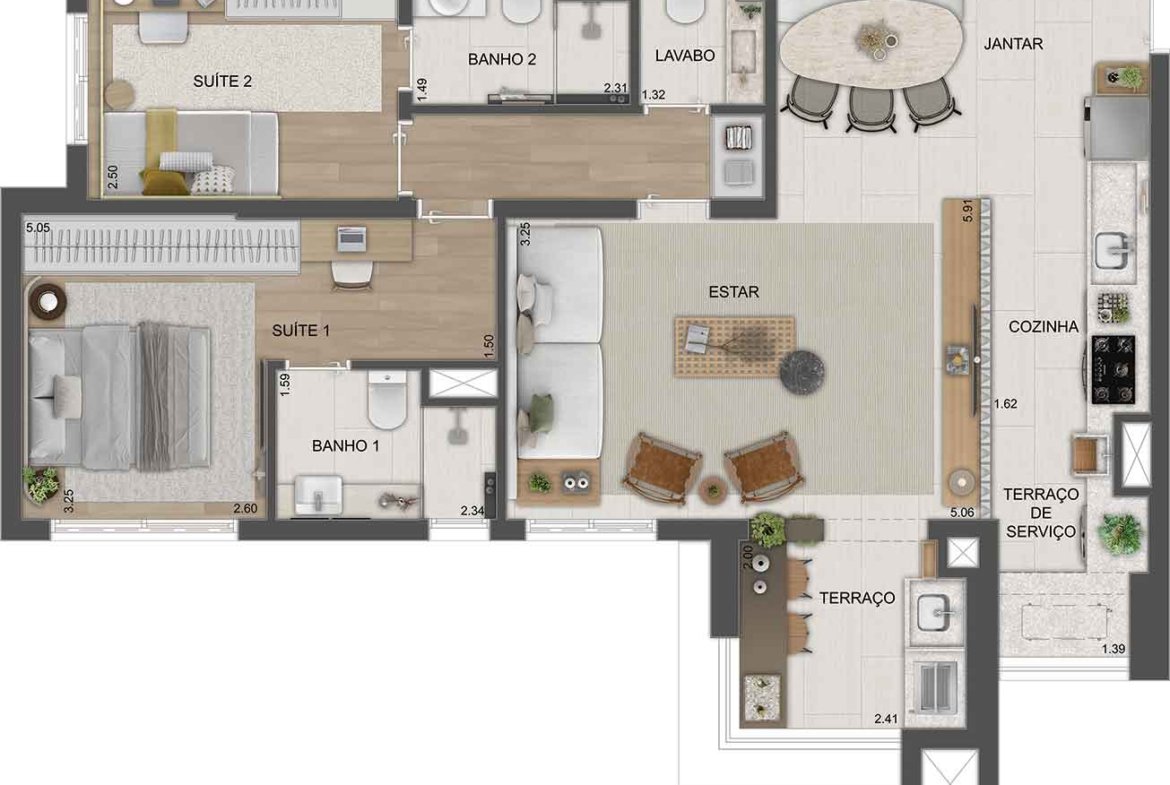 Apartamento Reserva São Caetano Parque – EZTEC
