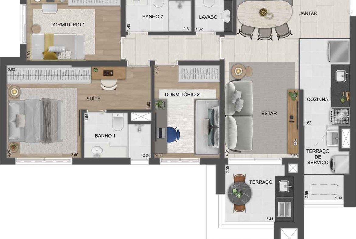 Apartamento Reserva São Caetano Parque – EZTEC