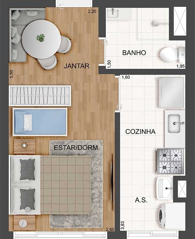 Apartamento Rio Bonito Guarapiranga – FIT CASA