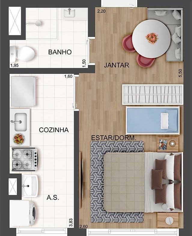 Apartamento Rio Bonito Guarapiranga – FIT CASA