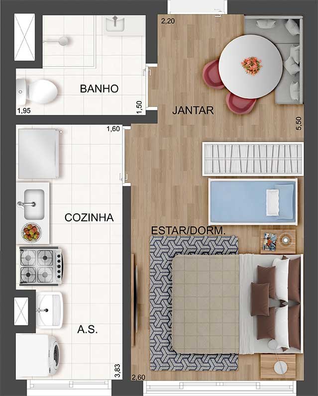 Apartamento Rio Bonito Guarapiranga – FIT CASA