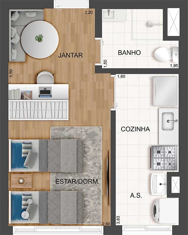 Apartamento Rio Bonito Guarapiranga – FIT CASA