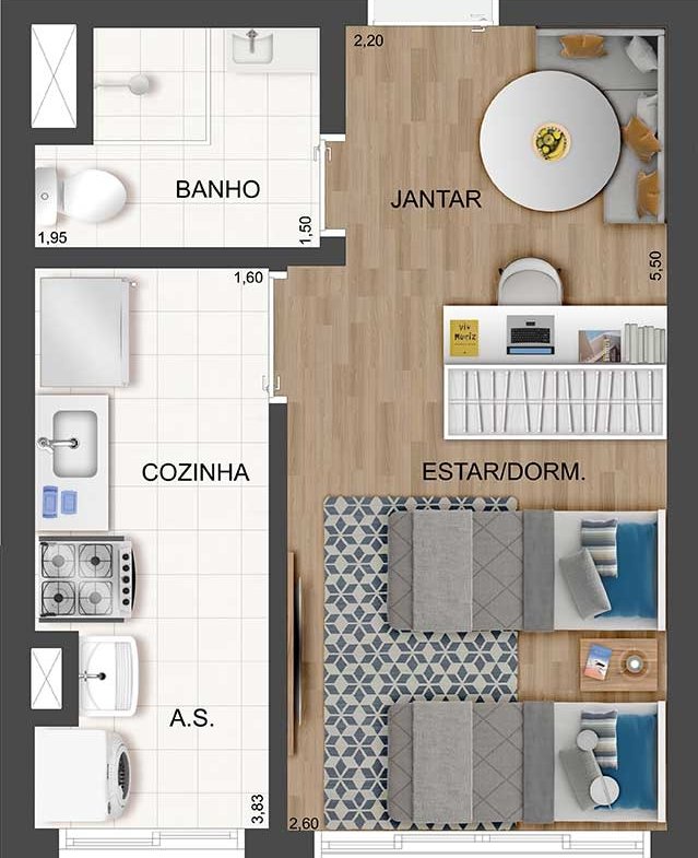 Apartamento Rio Bonito Guarapiranga – FIT CASA