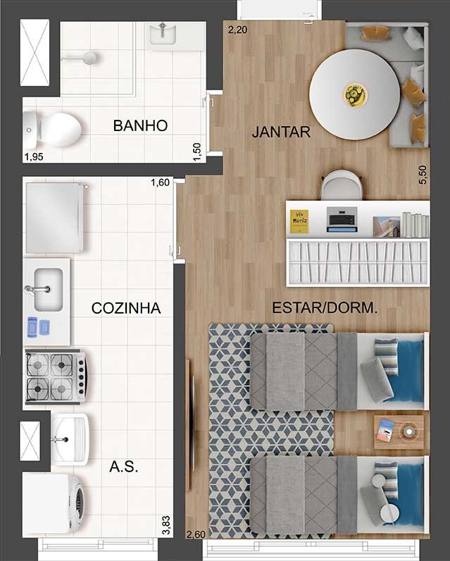 Apartamento Rio Bonito Guarapiranga – FIT CASA