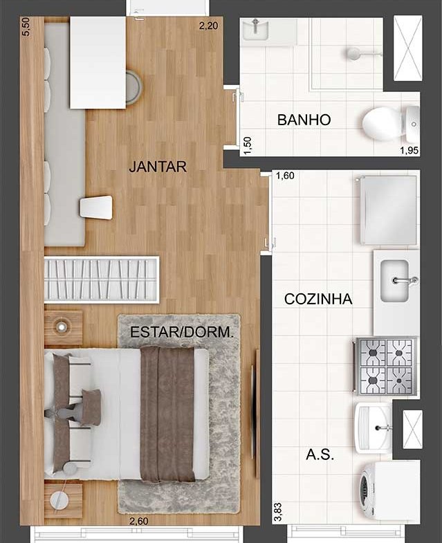 Apartamento Rio Bonito Guarapiranga – FIT CASA
