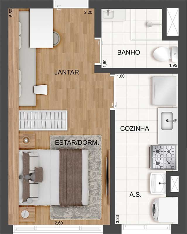 Apartamento Rio Bonito Guarapiranga – FIT CASA