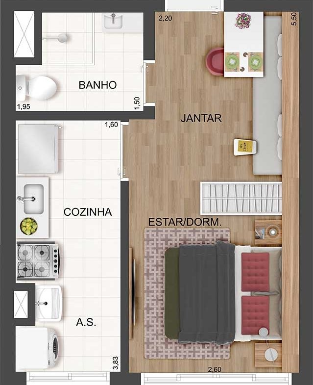 Apartamento Rio Bonito Guarapiranga – FIT CASA