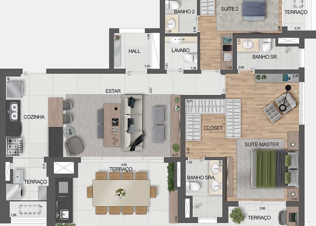 Apartamento Signature by Ott – EZTEC