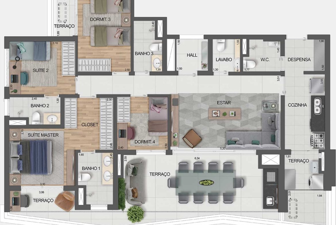 Apartamento Signature by Ott – EZTEC