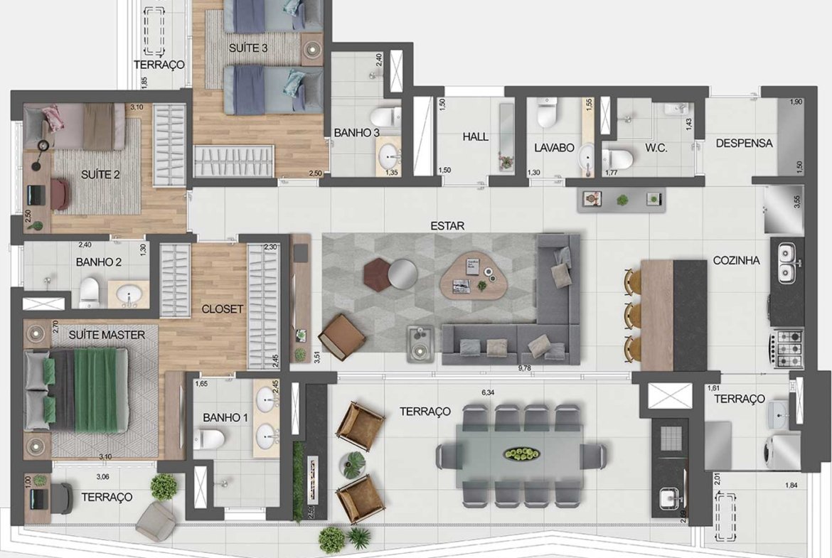 Apartamento Signature by Ott – EZTEC