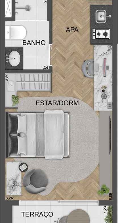 Apartamento SP_360° Smart Living – EZTEC