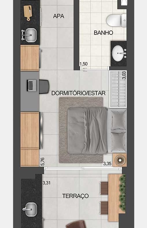 Apartamento Z. Pinheiros – EZTEC