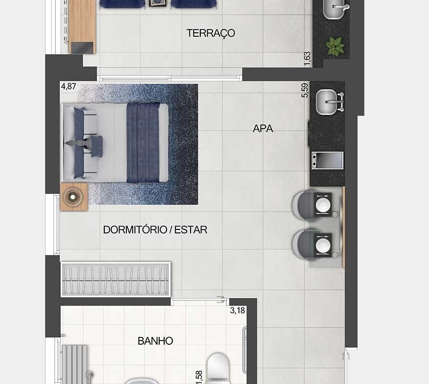 Apartamento Z. Pinheiros – EZTEC