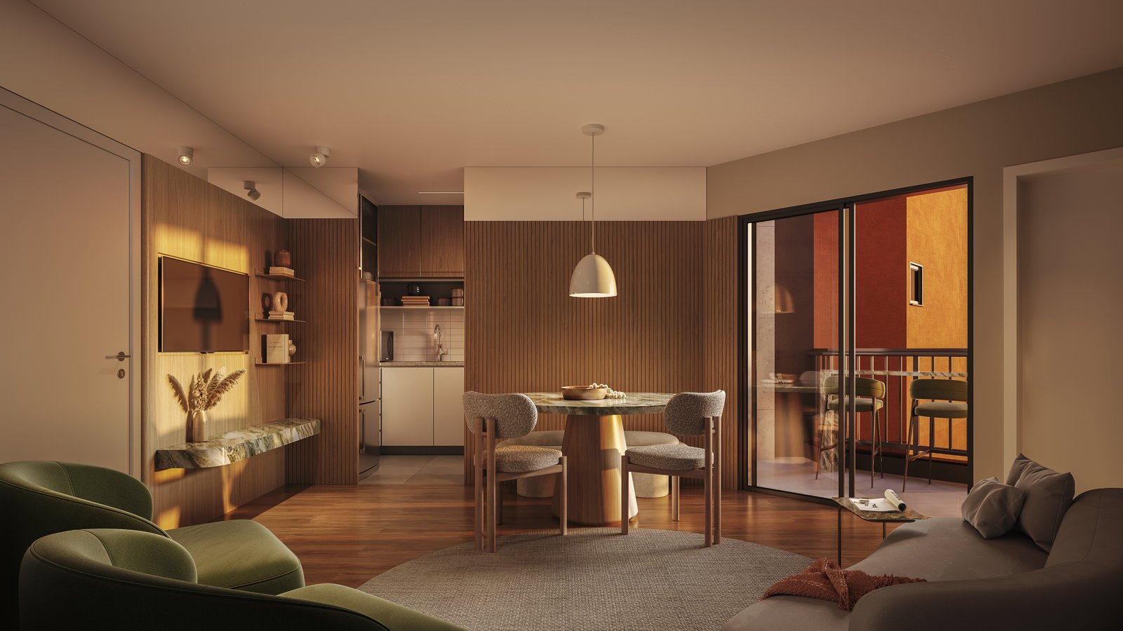 Apartamento Amalfi Residence Maringá (PR) – DESIGN