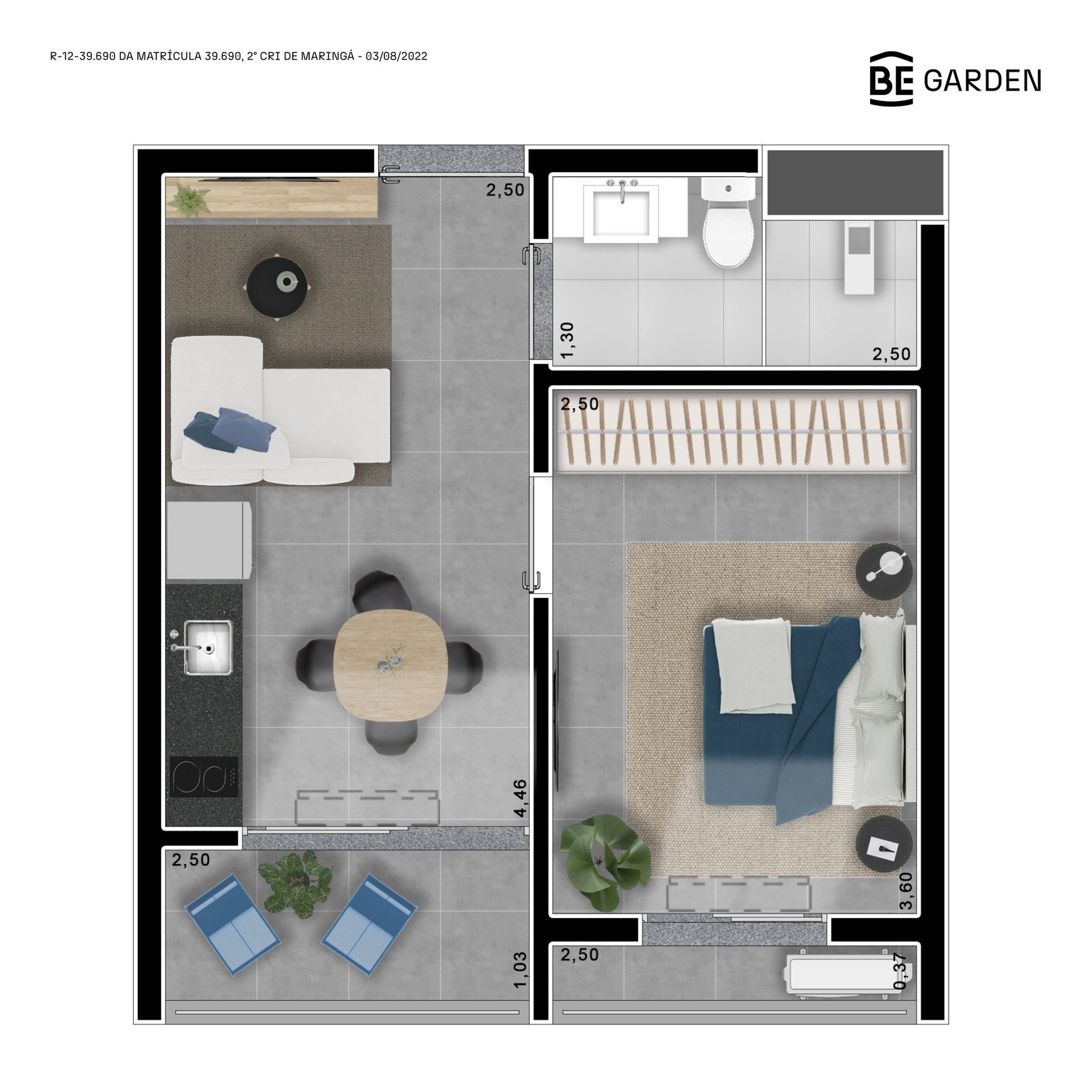 Apartamento Garden Maringá (PR) – BE