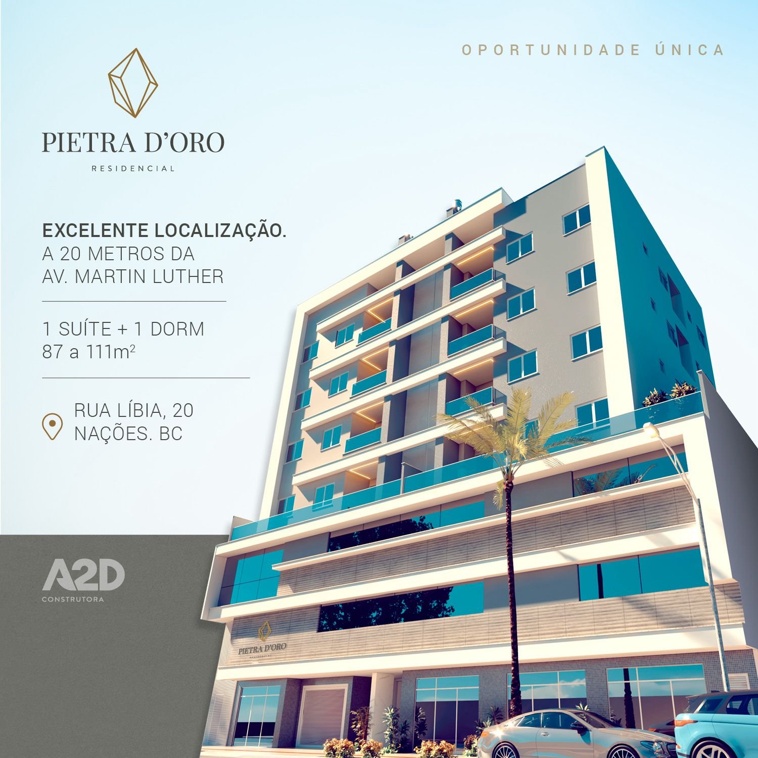 Apartamento Pietra D’Oro Balneário Camboriú (SC) – A2D