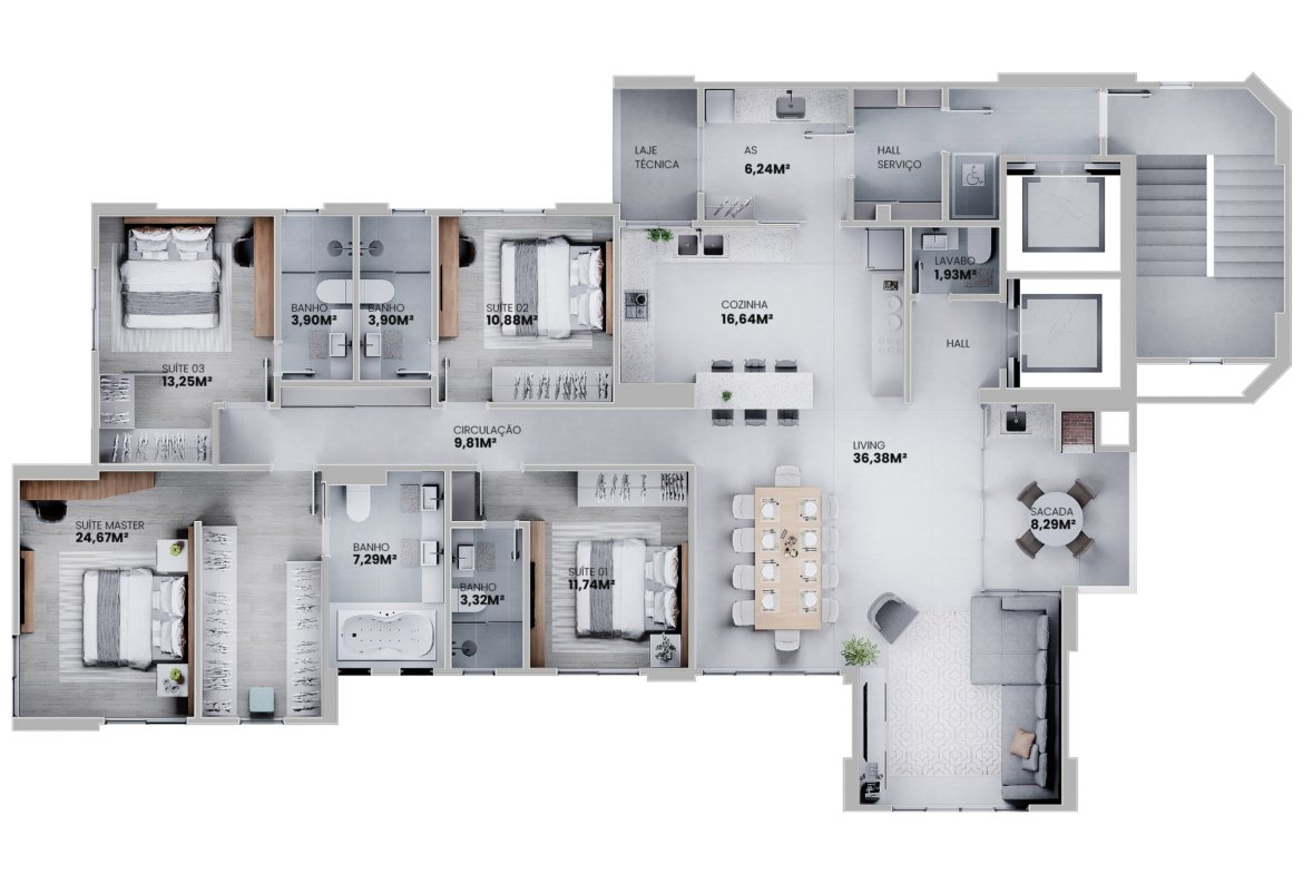 Apartamento Magic Sun Balneário Camboriú (SC) – BAGGIO