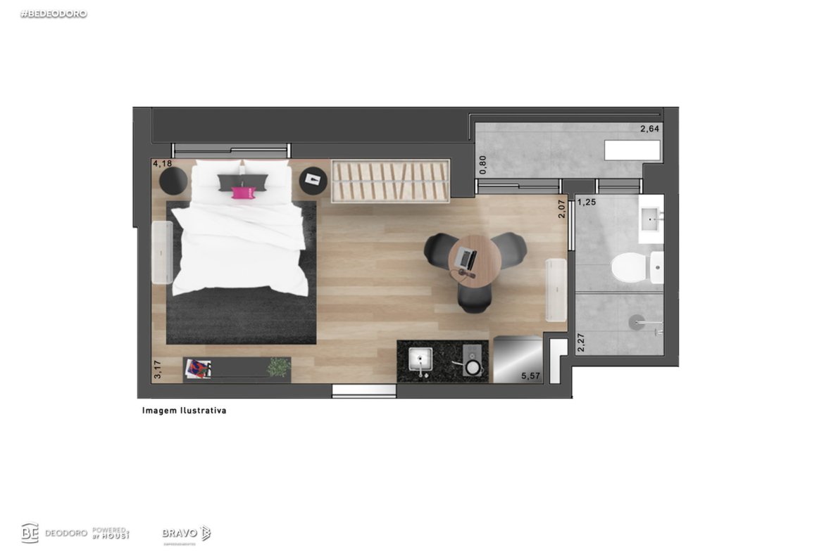 Apartamento Deodoro Maringá (PR) – BE