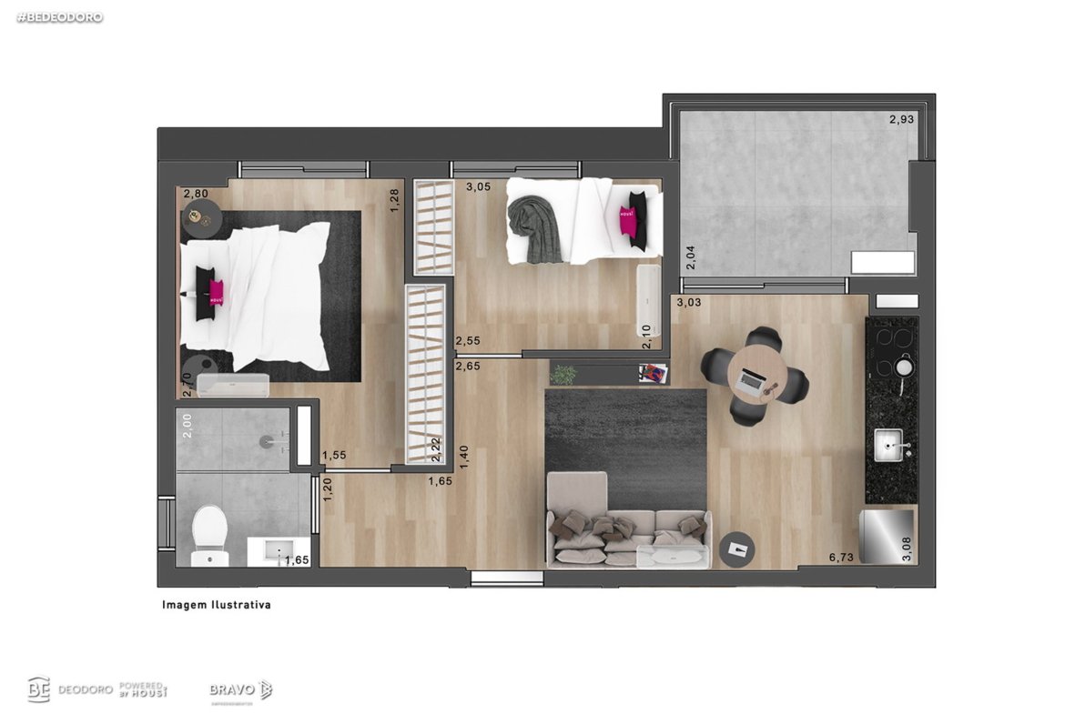 Apartamento Deodoro Maringá (PR) – BE