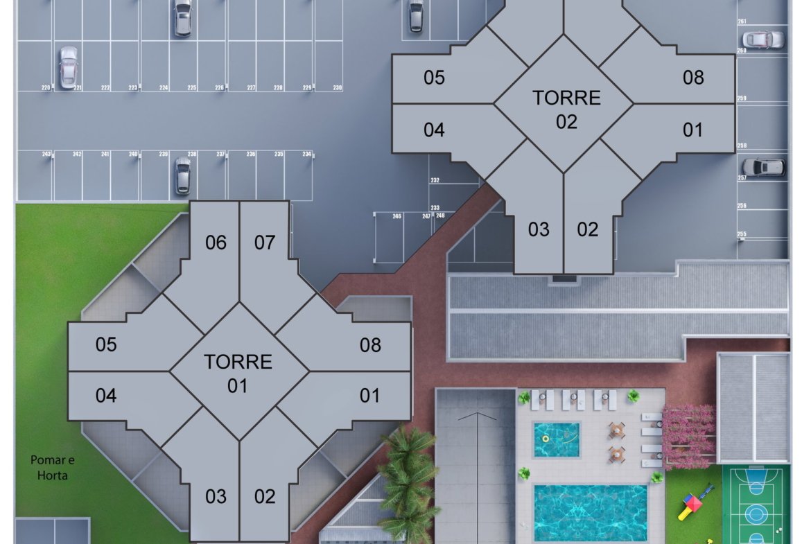 Apartamento Torres Douro Residencial Maringá (PR) – DESIGN