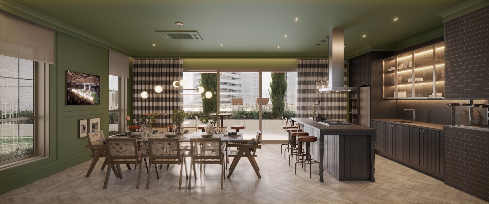 embraed-gales-salao-gourmet-02 Apartamento Gales Village Balneário Camboriú (SC) – EMBRAED